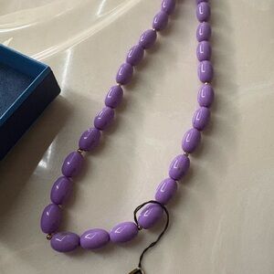 Avon Lavender Beaded Necklace